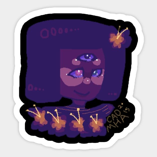 5 Tone Garnet Sticker by Caomha